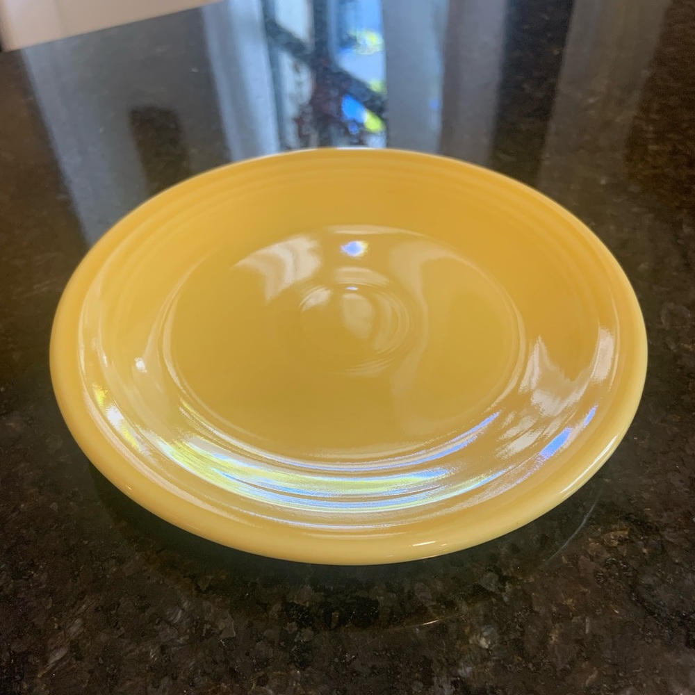 Two Vintage, Homer Laughlin Fiesta Ware Saucers, Bread/Desert Plates Set of 2